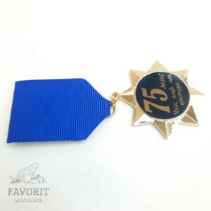 Медаль с юбилеем 75 жас в Алматы