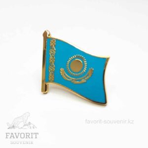 Значок флаг Казахстана