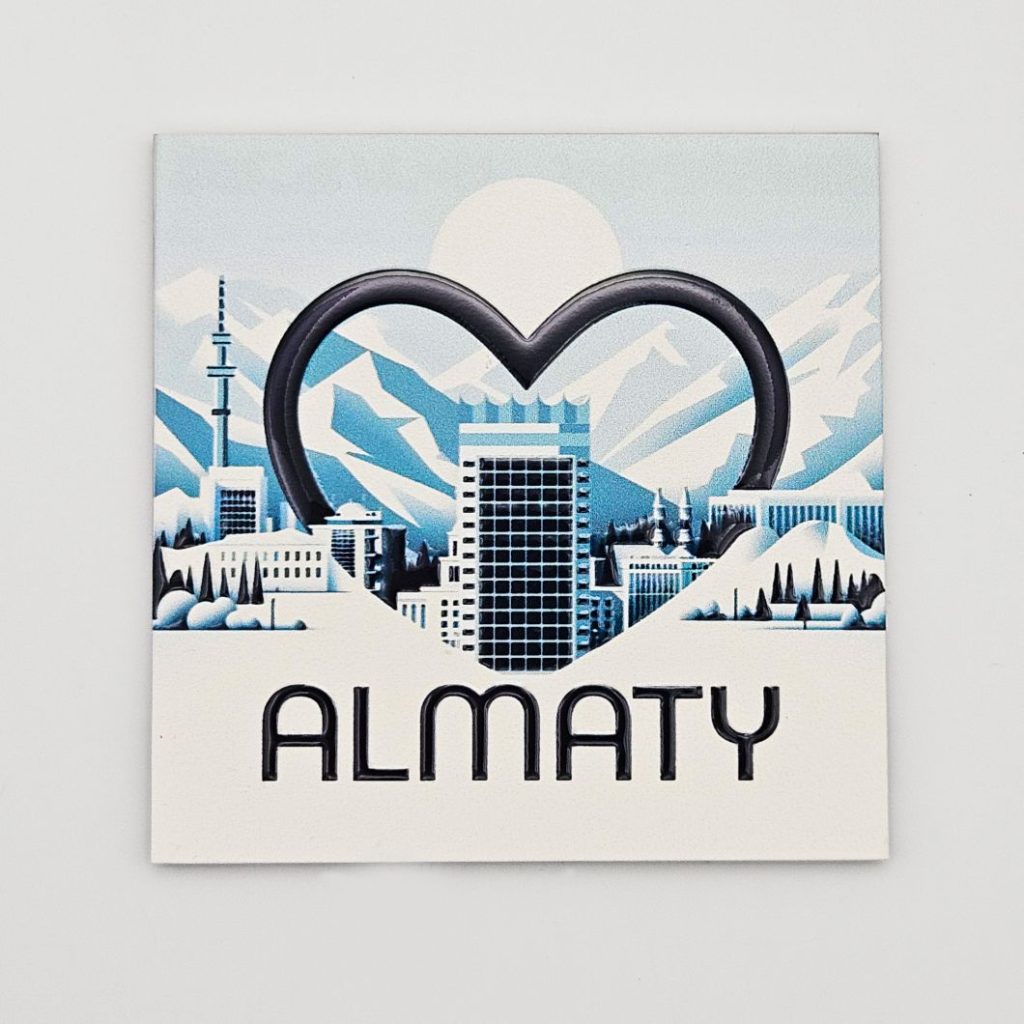 Магнит на холодильник «Almaty Heart»