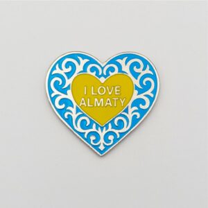 сувенирный магнит сердце Алматы